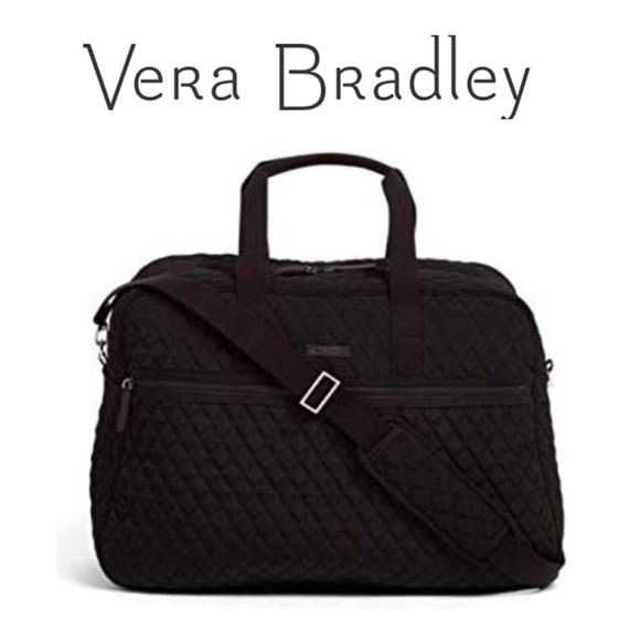 Vera Bradley Handbags - 🆕 NWT Vera Bradley Black Grand Traveler Bag